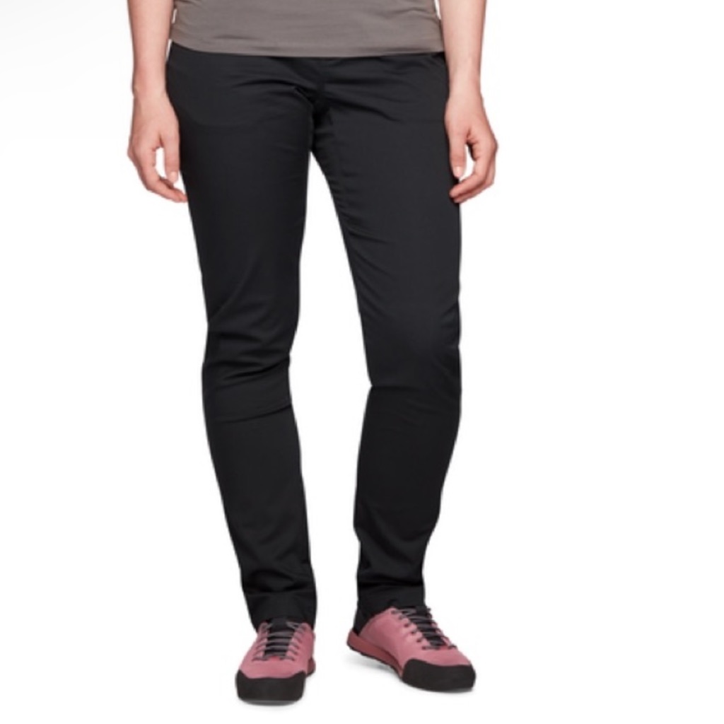 Black Diamond Women's Notion Sl Straight Leg Pants Size 10 Black